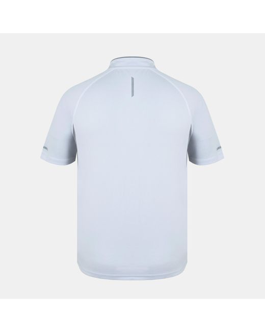 Karrimor Blue Zipped Short Sleeve Performance Running Top for men