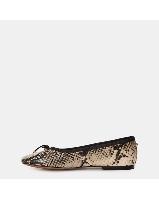 Steve Madden Natural Blossoms Snake Patterned Flats