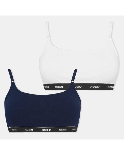 HUGO Blue Sports Bralette 2 Pack