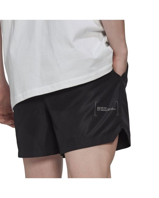 Adidas Black Tech Shorts for men