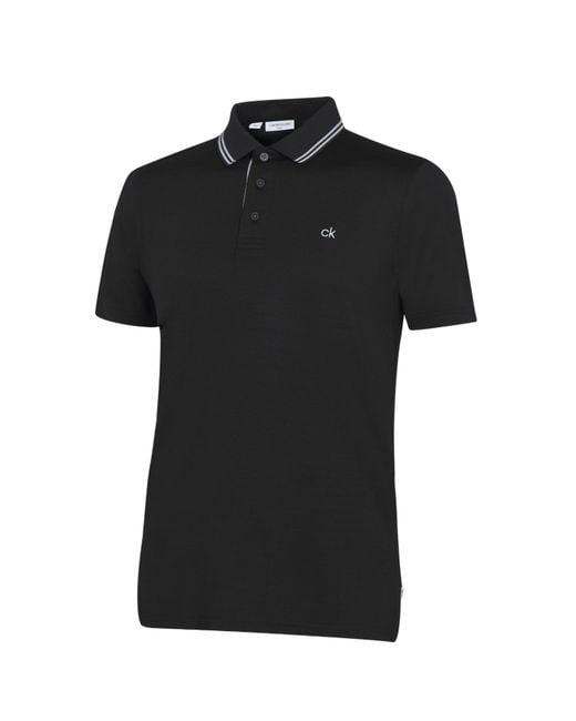 Calvin Klein Black Broadway Polo for men