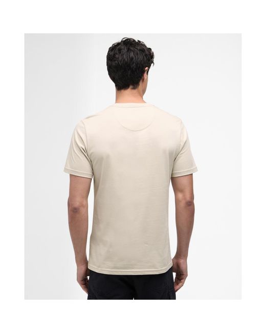 Barbour Natural Small Logo T-Shirt for men