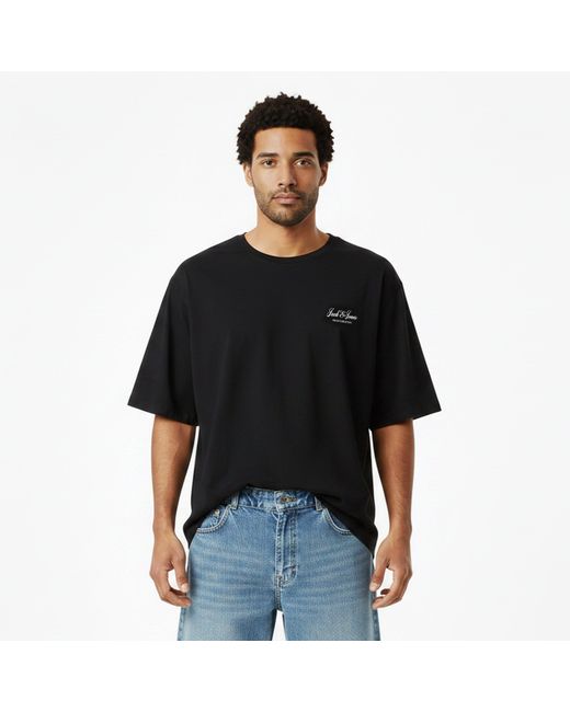 Jack & Jones Black Archive Graphic Short-Sleeve T-Shirt for men