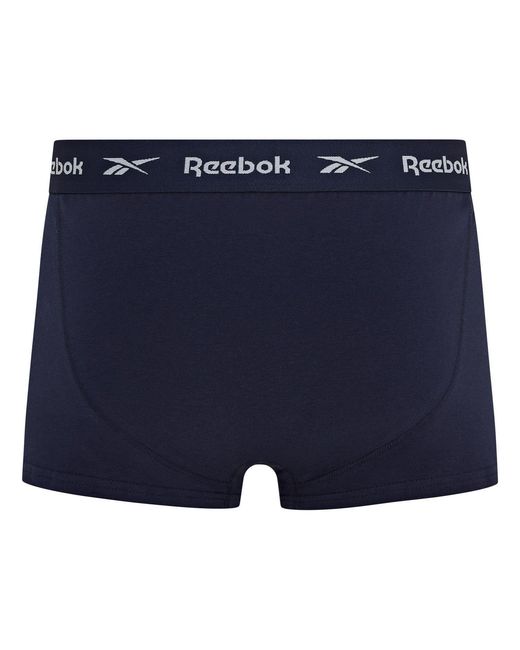 Reebok Blue 5 Pack Trunks for men