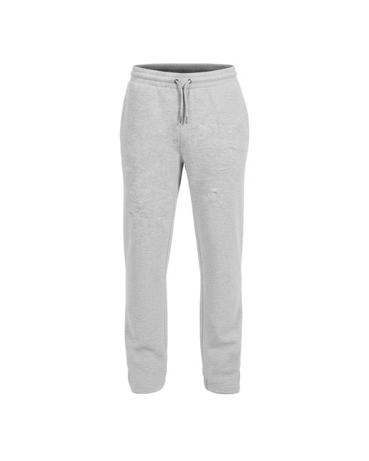 Brave Soul Gray Bs Straight Leg Open Hem Jogging Bottoms for men