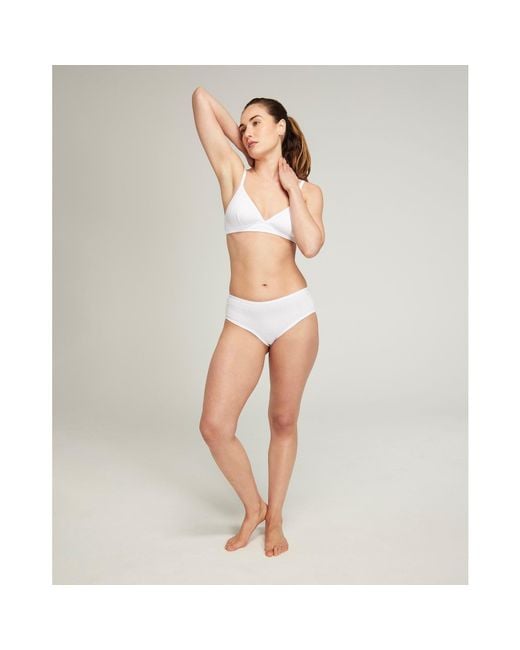 Nudea Gray The Midi Brief 2 Pack Organic Cotton Lounge