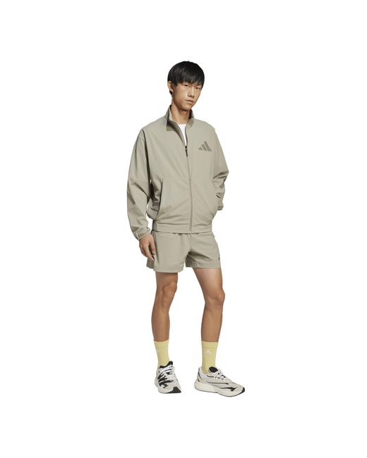 Adidas Gray Z.N.E. Woven Track Top for men