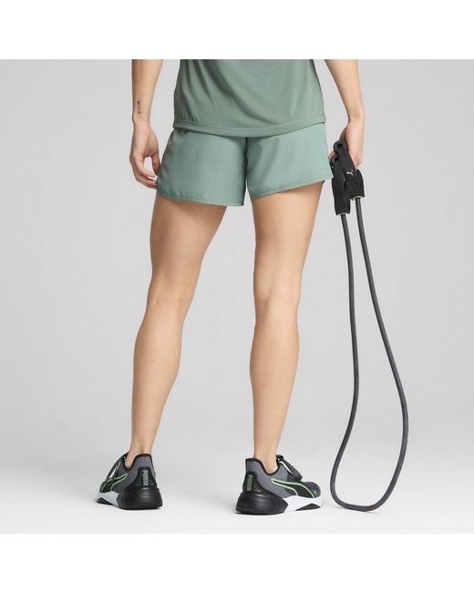 PUMA Green W Mass Merchants Woven Short Tracksuit