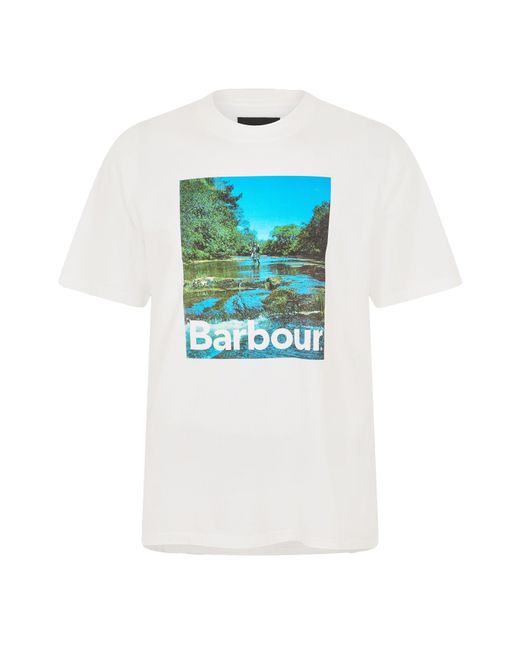 Barbour Blue Sprouston T-Shirt for men