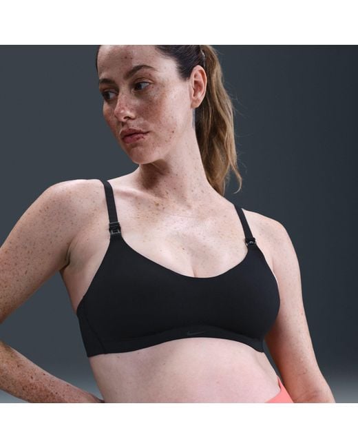 Nike Black Alate Minimalist Low Impact Sports Bra