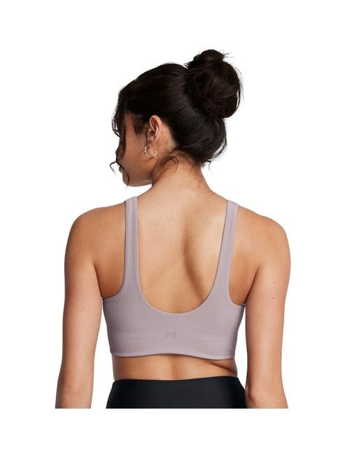 Under Armour Gray Rib Low Impact Sports Bra