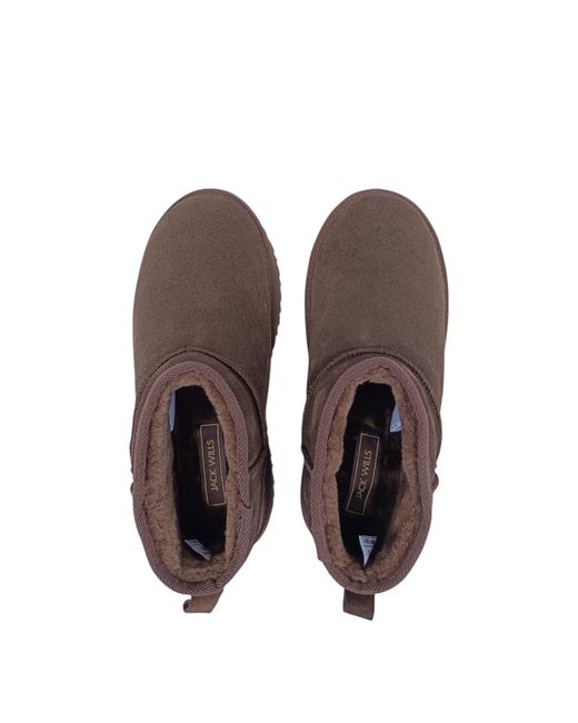 Jack Wills Brown Low Snug Boots