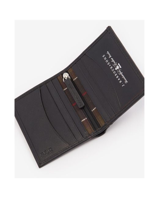 Barbour White Colwell Small Billfold for men