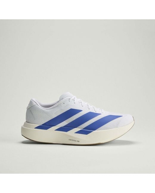 Adidas Blue Adizero Evo Sl Shoes for men