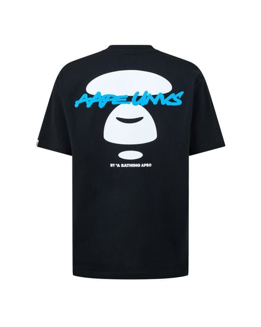 Aape Black Bone Unvs Tee Sn63 for men