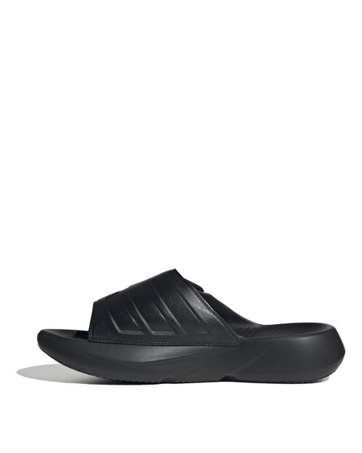 Adidas Black Lightblaze Slides for men
