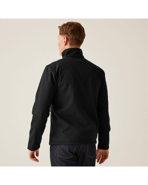 Regatta Black Octagon Ii Printable 3 Layer Jacket for men