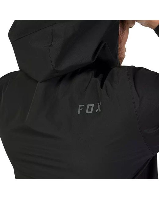Fox Black Ranger Waterproof Performance Cycling Jacket for men