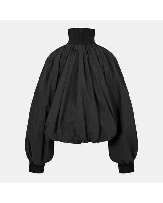 Jacquemus Black Jacquard Bomber Jacket