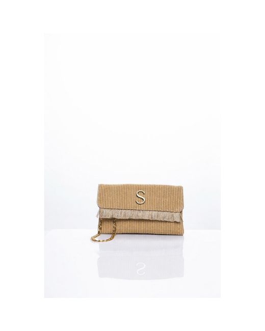 Sorena Natural Clutch Bag