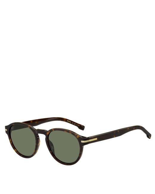 Boss Black Round Sunglasses for men