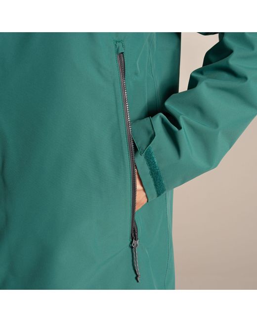 Craghoppers Green Osuna Waterproof Shell Jacket for men