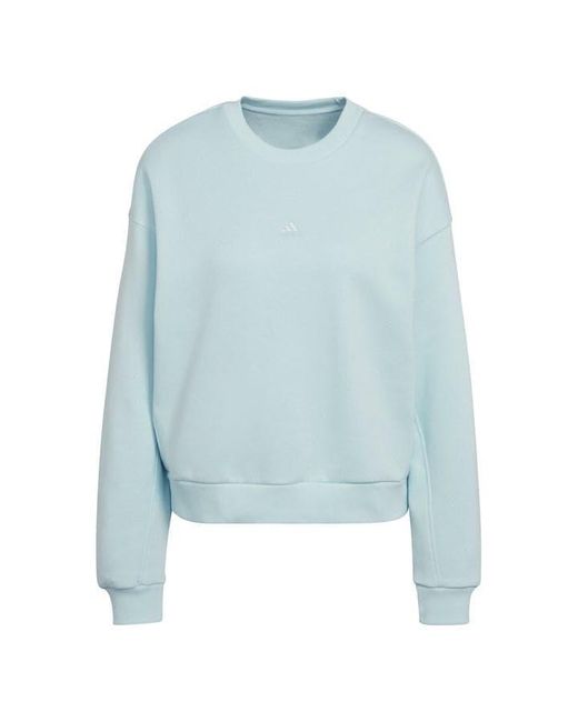 Adidas Blue All Szn Fleece Sweatshirt