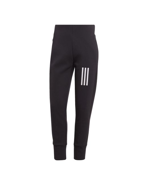 Adidas Black Mission Victory High Waist Closed Hem Poly Jogger