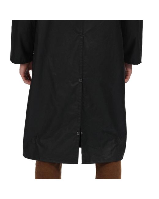 Regatta Black Cranbrook Wax Cotton Riding Quilted Jacket for men