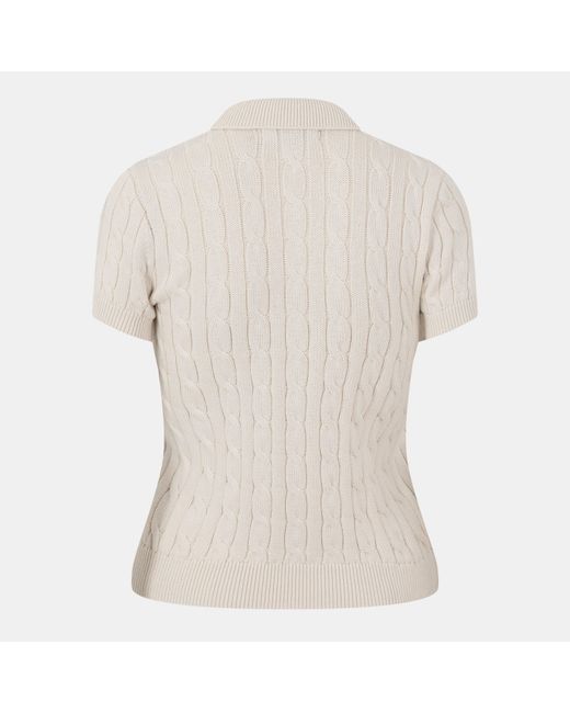 Ralph Lauren Natural Knitted Top