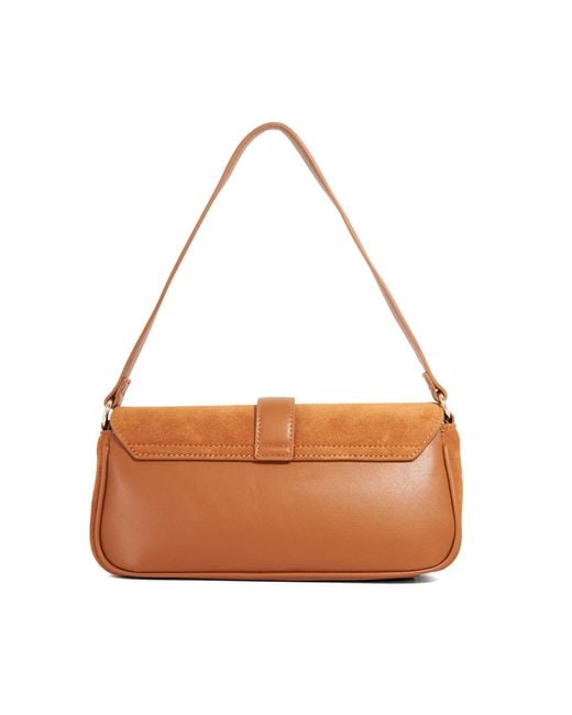 Dune Brown Delsees Shoulder Bag