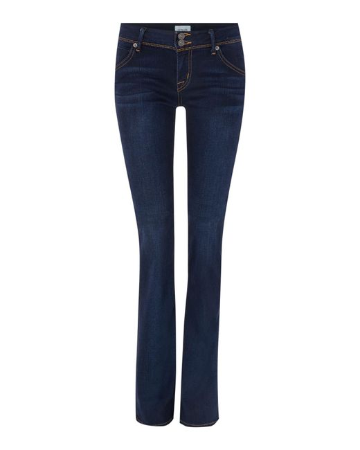 Hudson Blue Beth Mid Rise Baby Bootcut Jean In Oracle