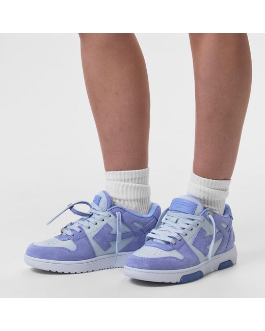 Off-White c/o Virgil Abloh Blue Out Of Office Trainers, Signature Arrows Sneakers