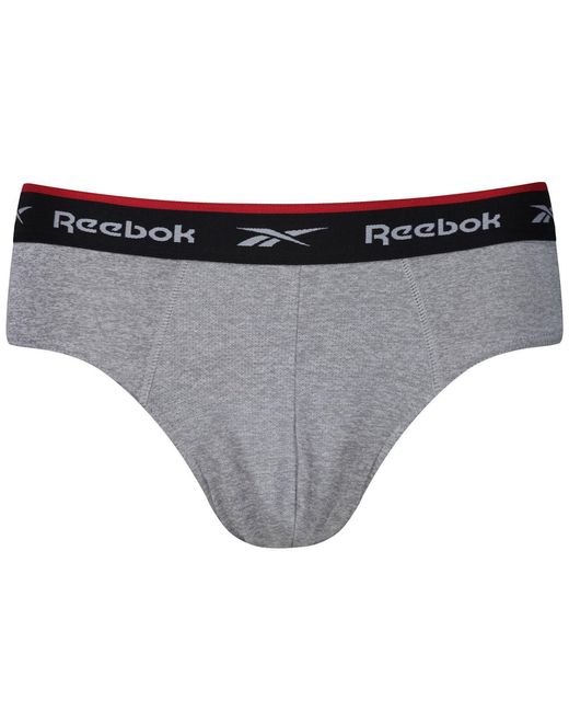 Reebok Black 3 Pack Performance Briefs for men