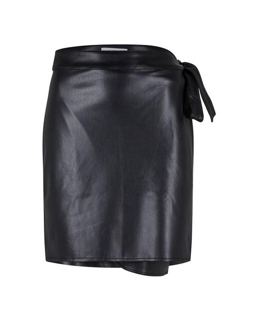 Never Fully Dressed Black Vegan Leather Jaspre Skirt