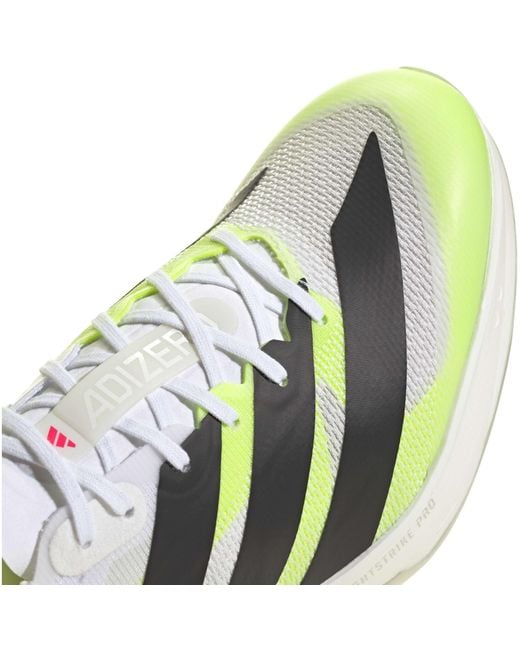 Adidas Green Adizero Prime Running Spikes for men