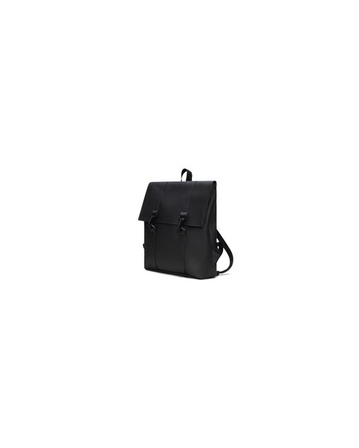 Rains Black Msn Mini Backpack