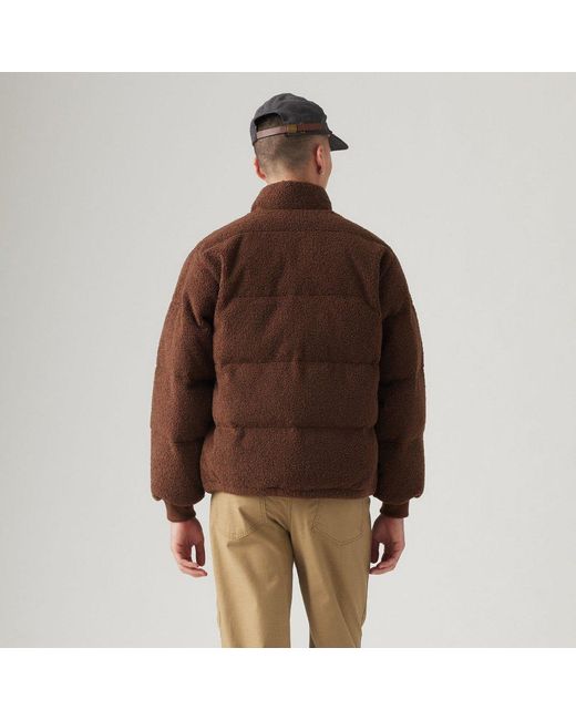 Levi's Brown Levi's Rocky Shrt Puffer for men