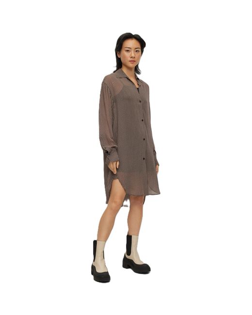 Boss Brown Bareid Long Sleeve Long Blouse