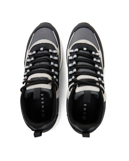 Unseen Blue Clarn Run Trainers for men
