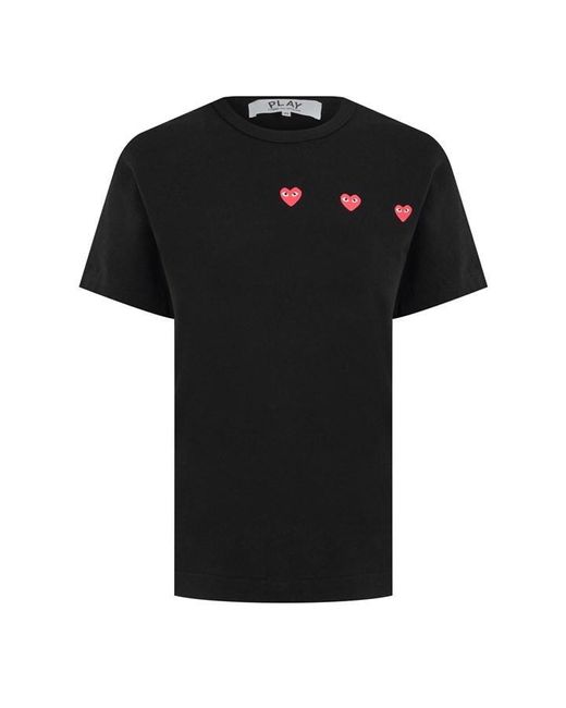COMME DES GARÇONS PLAY Black Horizontal Heart T-shirt