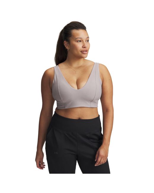 Under Armour Gray Rib Low Impact Sports Bra