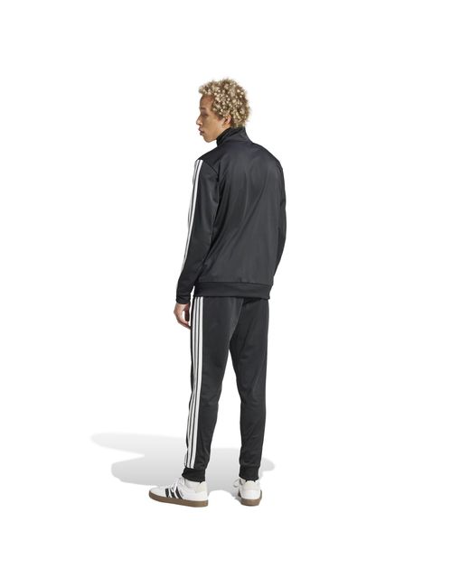 Adidas Black 3-stripes Fleece Tracksuit for men