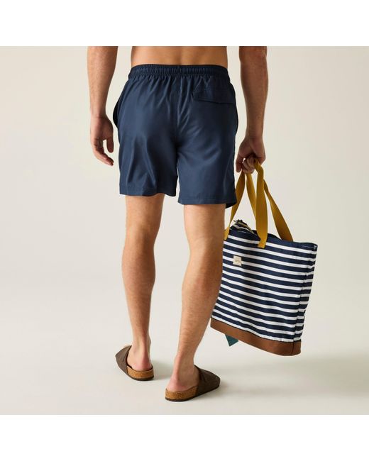 Regatta Blue Mackleyna Quick-Drying Swim Shorts for men