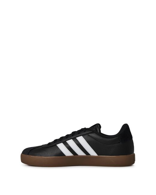 Adidas Black Vl Court 3.0 Shoes for men