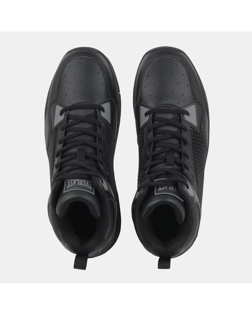 Everlast Black Layup Lace Up Basketball Trainers for men