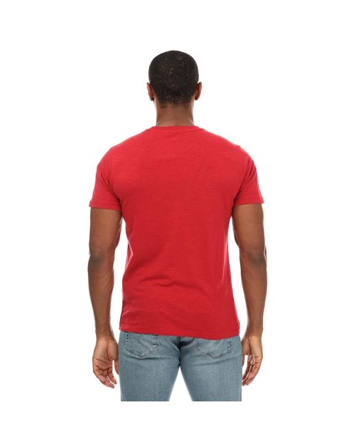 Levi's Red Levi's Classic Pocket T-Shirt Cotton for men