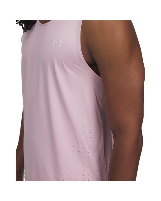 Under Armour Purple Launch Performance Running Vest for men