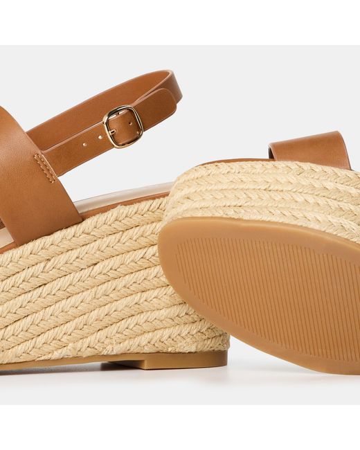 ALDO Brown Keoni Wedge Heeled Sandals