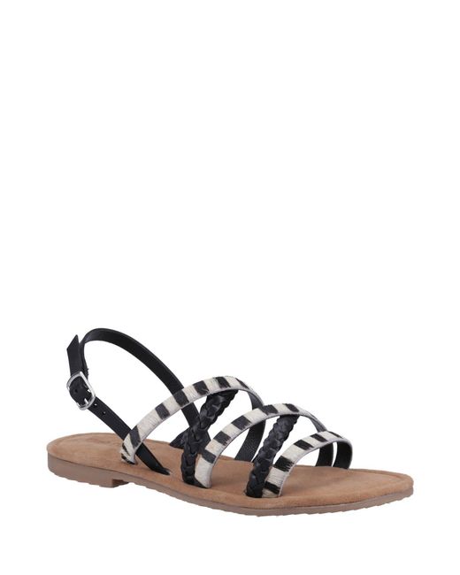 Hush Puppies Black Amanda Strappy Sandal